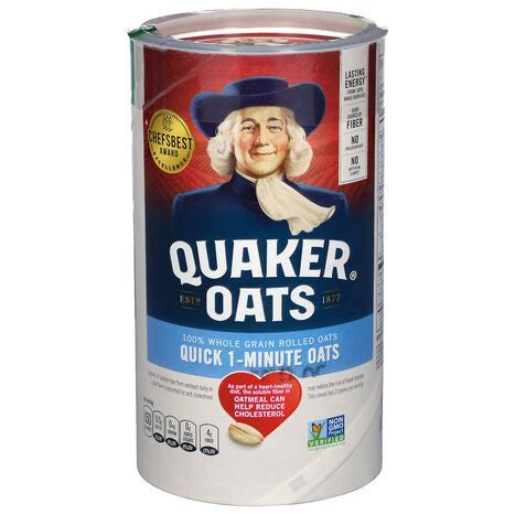 Quaker Oats Quick 1-Minute Oats - 18 Ounces