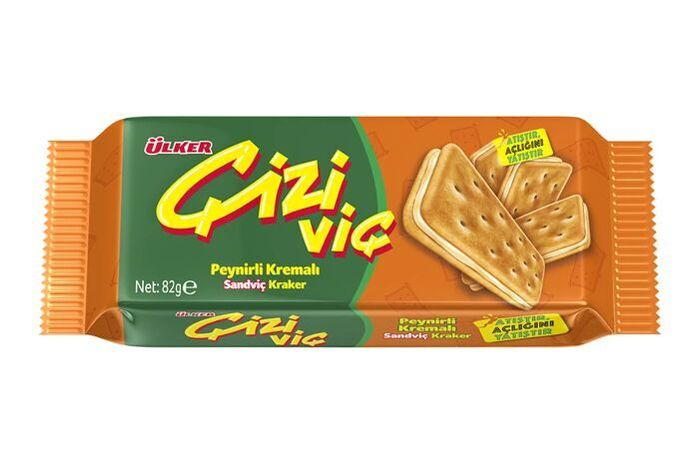 Ulker Cizi Sandwich Crakers - 82 Grams