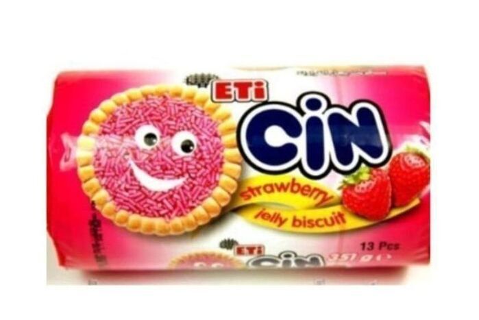 Eti Cin Strawberry Jelly Biscuit - 13 Cookies