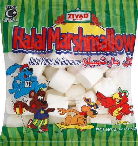 Ziyad Marshmallows, Halal - 8.82 Ounces