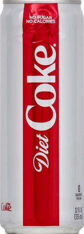 Diet Coke Cola - 12 Fluid Ounces