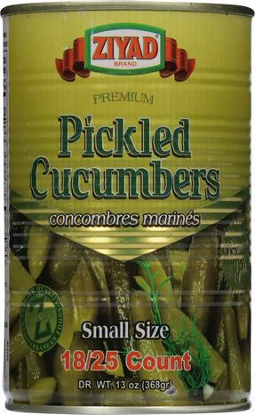 Ziyad Pickled Cucumbers, Premium, Small Size - 13 Ounces