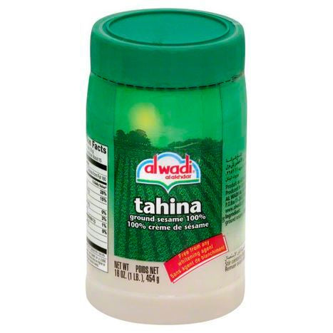 Al Wadi Tahina, Ground Sesame 100% - 16 Ounces