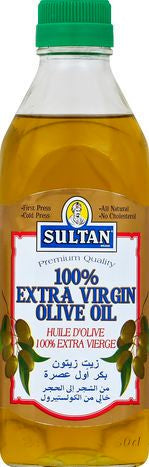 Sultan Olive Oil, 100% Extra Virgin - 17 Fluid Ounces