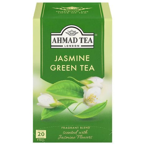 Ahmad Tea Tea Bags Jasmine Green Tea - 20 x 2 Gram Bags