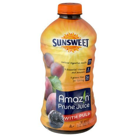 Sunsweet Juice, Prune, with Pulp - 48 Fluid Ounces