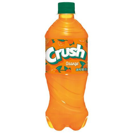 Crush Soda, Orange - 20 Fluid Ounces