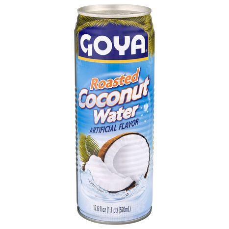 Goya Coconut Water, Roasted, with Pulp - 17.6 Ounces