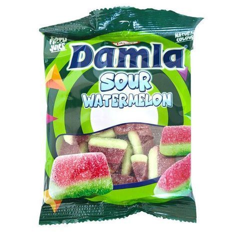 Damla Sour Watermelon Gummies - 80 Grams