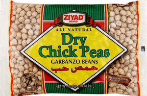 Ziyad Garbanzo Beans, Dry Chick Peas - 32 Ounces