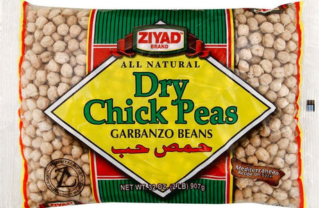 Ziyad Garbanzo Beans, Dry Chick Peas - 32 Ounces