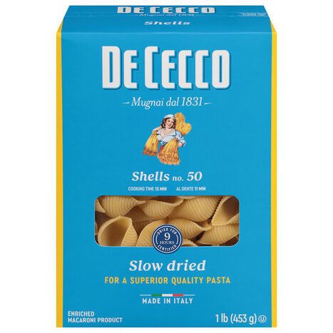 De Cecco Shells, No. 50 - 1 Pound