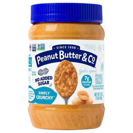 Peanut Butter & Co. Peanut Butter Spread, Simply Crunchy - 16 Ounces