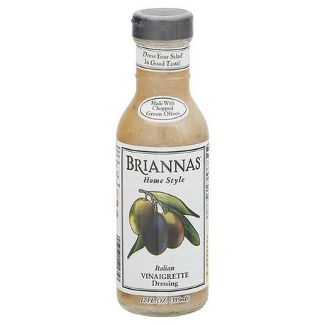 Briannas Dressing, Italian Vinaigrette, Home Style - 12 Fluid Ounces