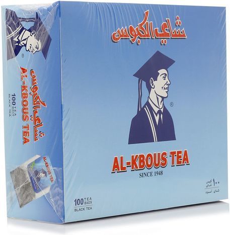 Al kbous Black Tea Bags - 100 Count