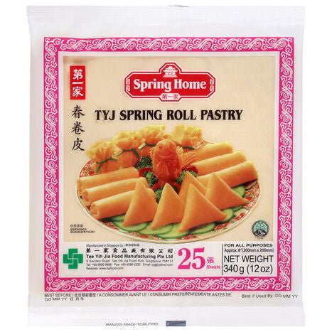 Spring Home TYJ Spring Roll Pastry - 25 Sheets