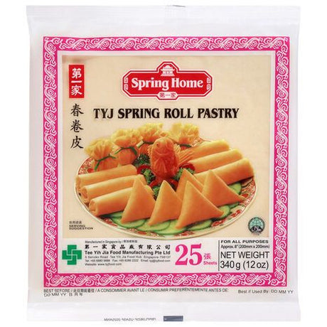 Spring Home TYJ Spring Roll Pastry - 25 Sheets