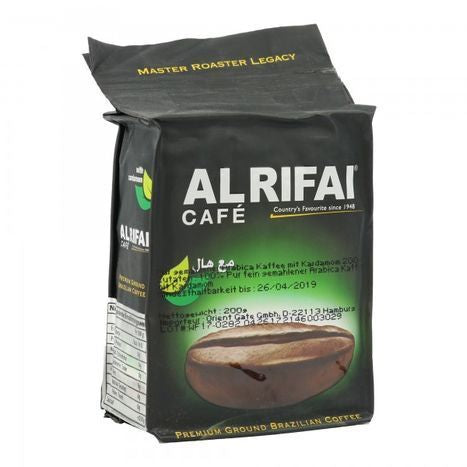 Al Rifai Brazilian Ground Cardamom Coffee - 200 Grams