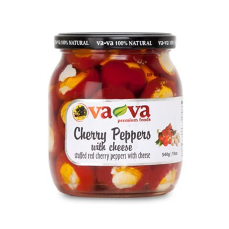 Vava Red Cherry Pepper with Cheese - 19 Ounces
