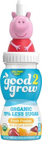 good2grow Organic No Sugar Added Fruit Fusion Juice Beverage - 6 Fluid Ounces