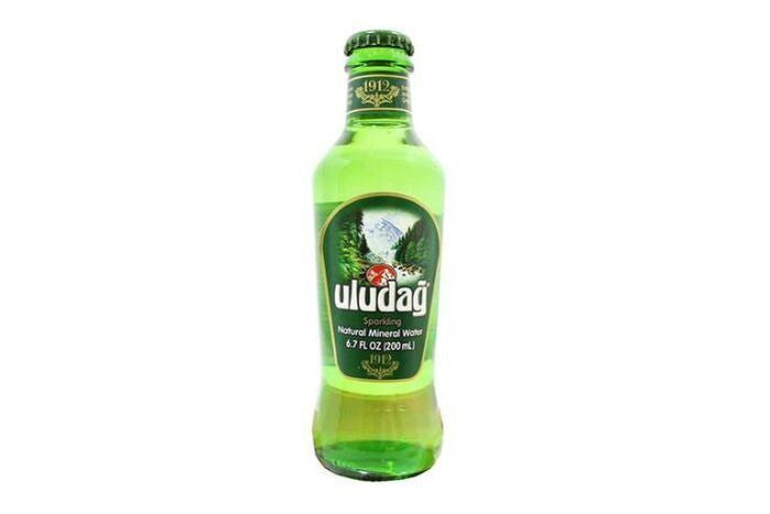 Uludag Sparkling Mineral Water - 6 Pack (200 Milliliters Each)