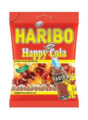 Haribo Happy Cola Cola Flavored Jelly Candy - 100 Grams