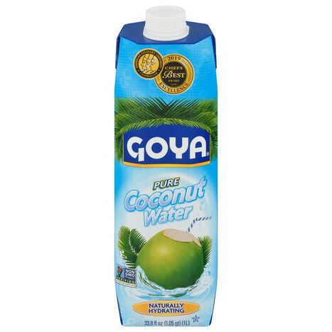 Goya Coconut Water, Pure - 33.8 Fluid Ounces