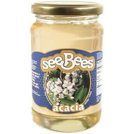 Seebees Natural Raw Acacia Honey - 16 Ounces
