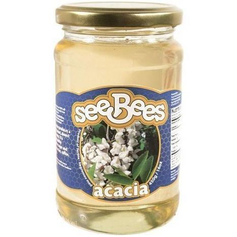 Seebees Natural Raw Acacia Honey - 16 Ounces