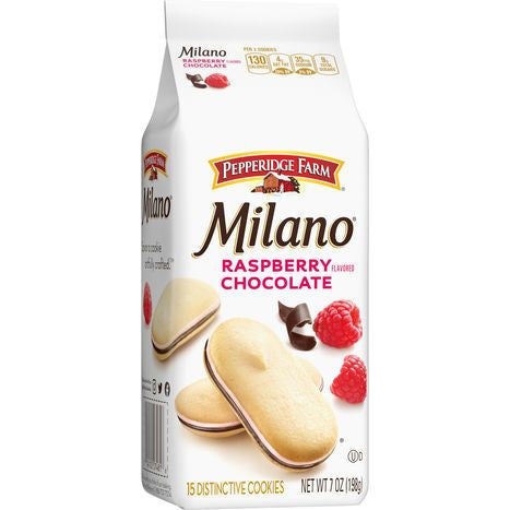 Pepperidge Farm Milano Raspberry Chocolate Cookies - 7 Ounces