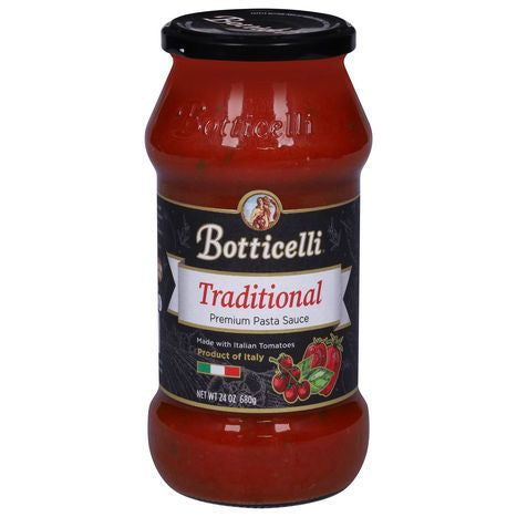 Botticelli Pasta Sauce, Premium, Traditional - 24 Ounces