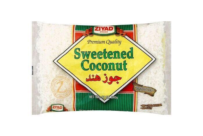 Ziyad Coconut, Sweetened - 12 Ounces