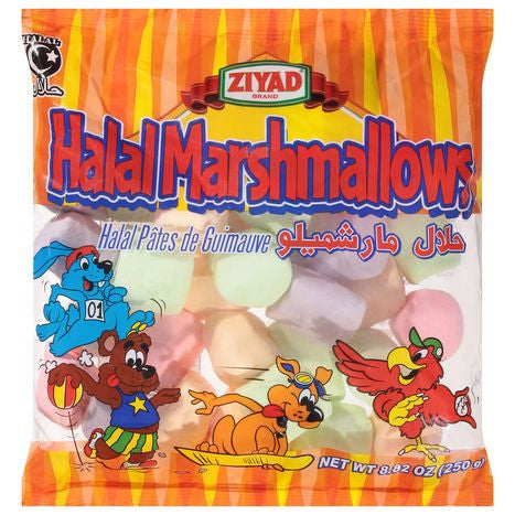 Ziyad Marshmallows, Halal - 8.82 Ounces