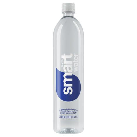 Smartwater Vapor Distilled Water - 33.8 Fluid Ounces