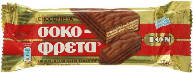 Ion Milk Chocofreta Chocolate Wafer Bar - 38 Grams