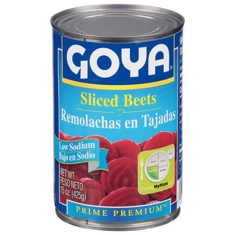 Goya Sliced Beets, Low Sodium - 15 Ounces