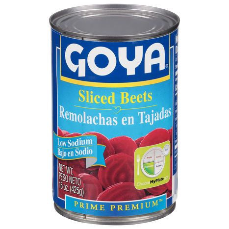 Goya Sliced Beets, Low Sodium - 15 Ounces