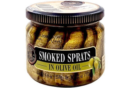 Old Riga Smoked Sprats in Oil - 250 Grams