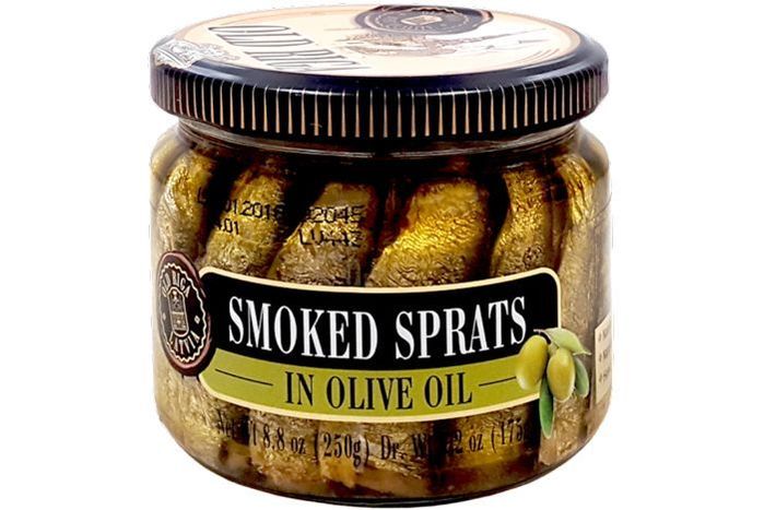 Old Riga Smoked Sprats in Oil - 250 Grams