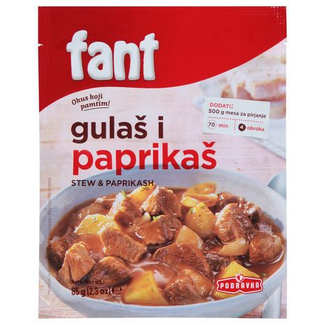 Podravka Seasoning Mix, Stew & Paprikash - 2.3 Ounces