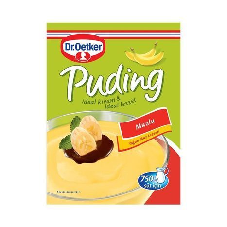 Dr. Oetker Pudding with Banana - 120 Grams