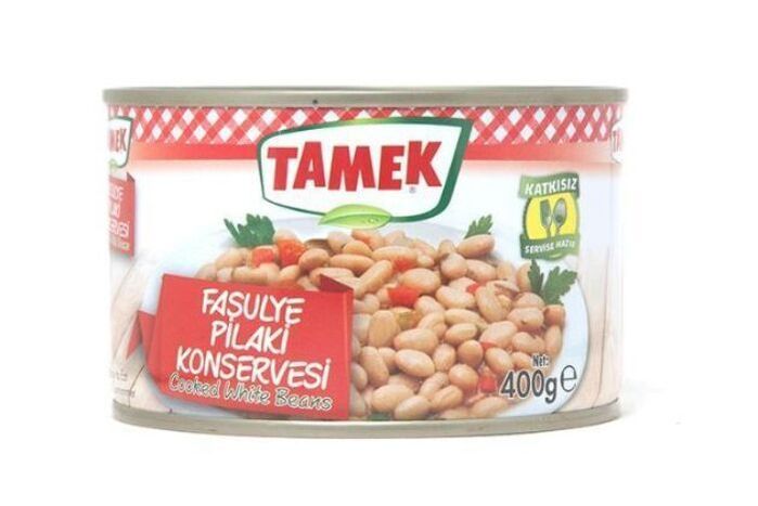 Tamek Cooked White Beans - 14 Ounces
