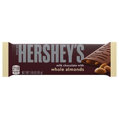 Hershey's Milk Chocolate with Whole Almonds - 1.45 Ounces