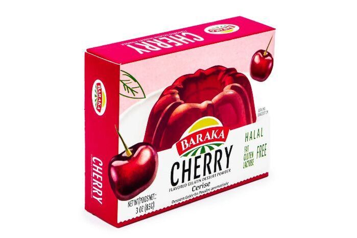 Baraka Jello Cherry - 85 Grams