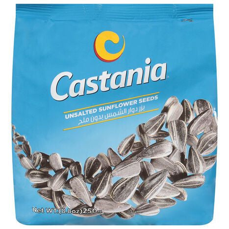 Castania Sunflower Seeds, Unsalted - 8.8 Ounces