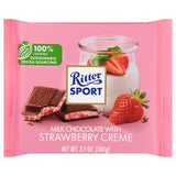 Ritter Sport Milk Chocolate with Strawberry Creme - 3.5 Ounces