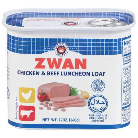 Zwan Luncheon Loaf, Chicken & Beef - 12 Ounces