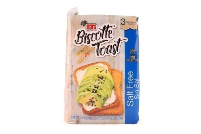 Eti Salt Free Biscotte Toast - 3 Pack