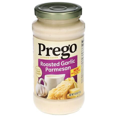 Prego Roasted Garlic Parmesan Alfredo Sauce - 14.5 Ounces