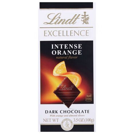 Lindt Intense Orange Dark Chocolate - 3.5 Ounces